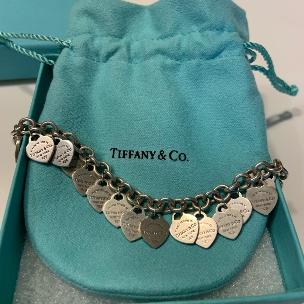 Tiffany & Co “Return to Tiffany” Multi Tag Bracelet 7”